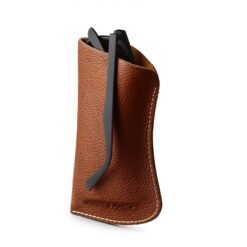 Handmade Full Grain Premium Leather Curve Glass Case | Eco-Friendly, Luxury Eyewear Case | Made by Best Tanning & Finishing | 3-Year Warranty