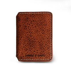 Handmade Full Grain Leather mini wallet & card holder | Premium, Eco-Friendly, Luxury Leather & Thickest Leather | 3-Year Warranty